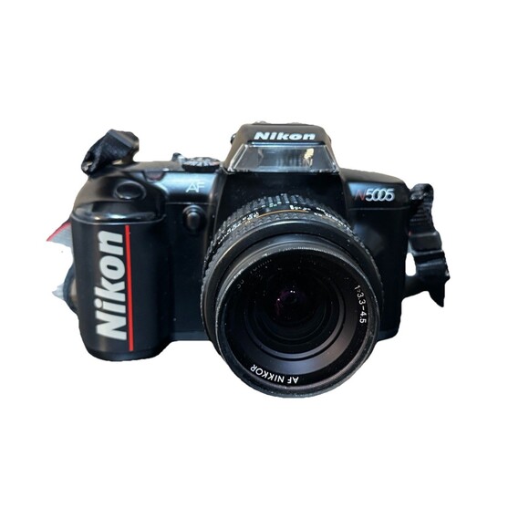 Nikon N5005 35mm SLR Film Camera AF Nikkor 35-70mm Lens Hoya Filter As-Is - Picture 1 of 8